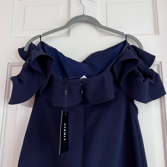 New With Tag/NWT - Likely Miller Gown - Navy - Size 6 - Picture 7 of 10